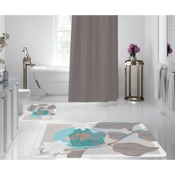 Szürke fürdőszobai kilépő szett 2 db-os  – Oyo Concept-image-1