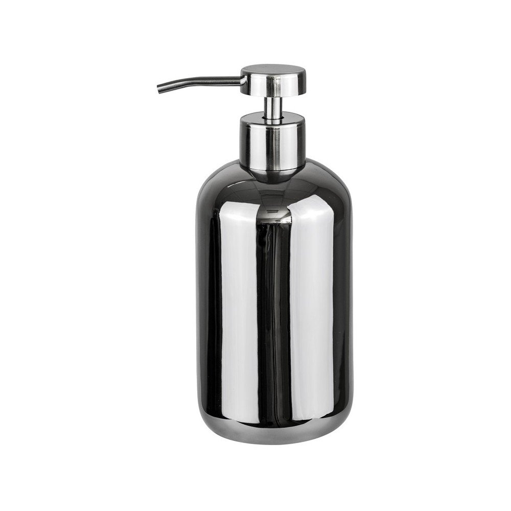 Ezüstszínű kerámia szappanadagoló 200 ml Lotus  Mette Ditmer Denmark