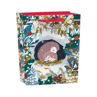 Ajándéktáska karácsonyi mintával 25x10 cm Snowy Sanctuary – Roger la Borde