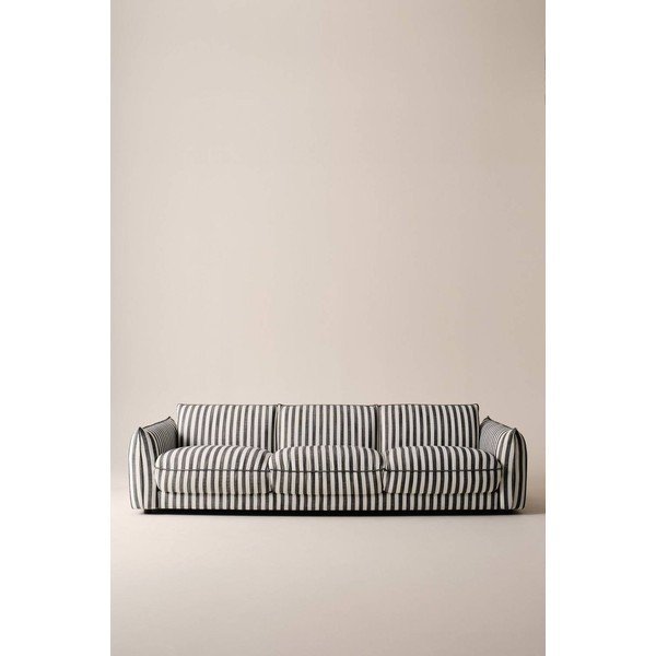Fekete-fehér kanapé 264 cm Molton – Jotex-image-1