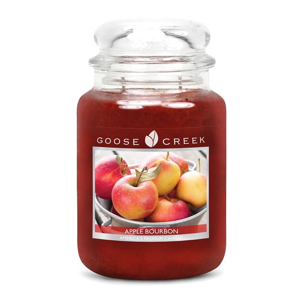 Almás Bourbon illatú gyertya üvegben, égési idő 150 óra - Goose Creek