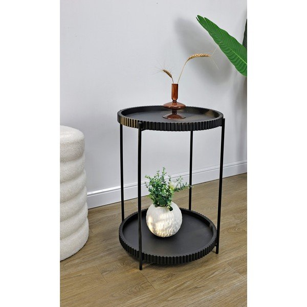 Fém kerek tárolóasztal ø 42 cm Herdys – Yes Everyday-image-1