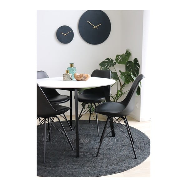 Bombay sötétszürke kerek szőnyeg, ø 150 cm - House Nordic-image-1