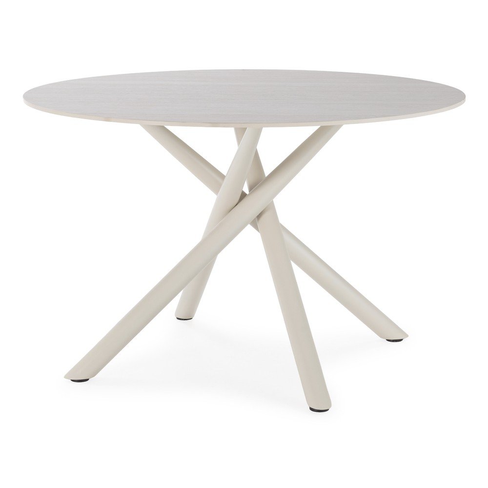 Kerek étkezőasztal kerámia asztallappal ø 119,5 cm Talia – Marckeric