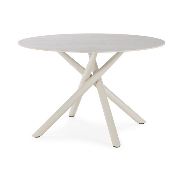 Kerek étkezőasztal kerámia asztallappal ø 119,5 cm Talia – Marckeric