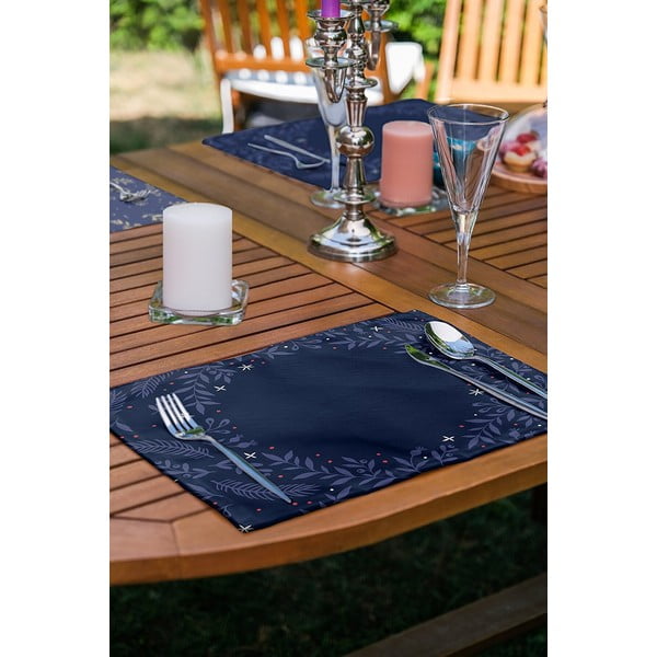 Karácsonyi szövet tányéralátét szett 6 db-os 35x45 cm Six Ame Servis - Mila Home-image-2