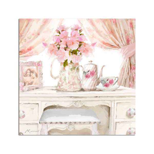 Canvas Watershabby Pink kép, 32 x 32 cm - Styler-image-1