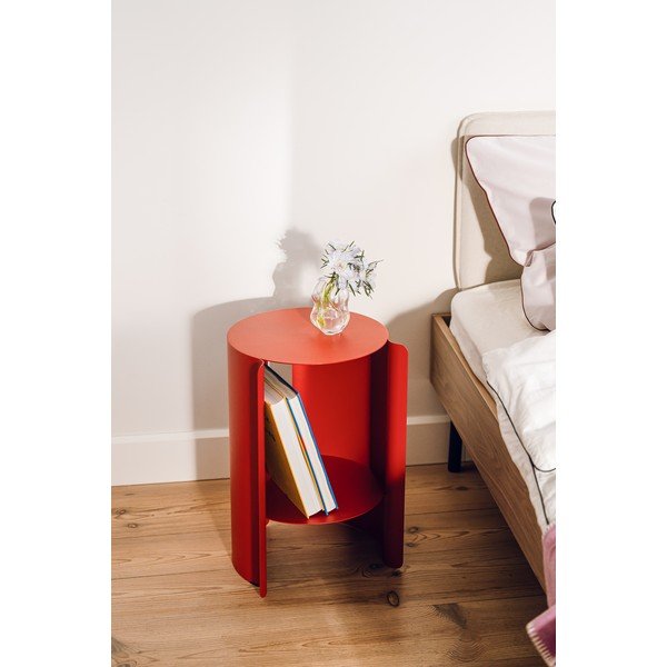 Acél kerek tárolóasztal ø 32 cm Wa – noo.ma-image-1