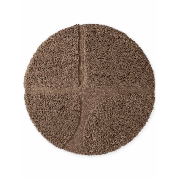 Barna kézi szövésű kerek szőnyeg ø 160 cm Lambeth Jasper – Ted Baker