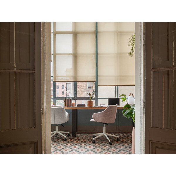 Einara világos rózsaszín irodai szék - Kave Home-image-4