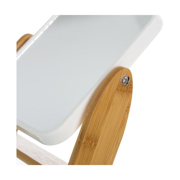 Kozmetikai tükör bambusz kerettel 16x19,5 cm – Casa Selección-image-2