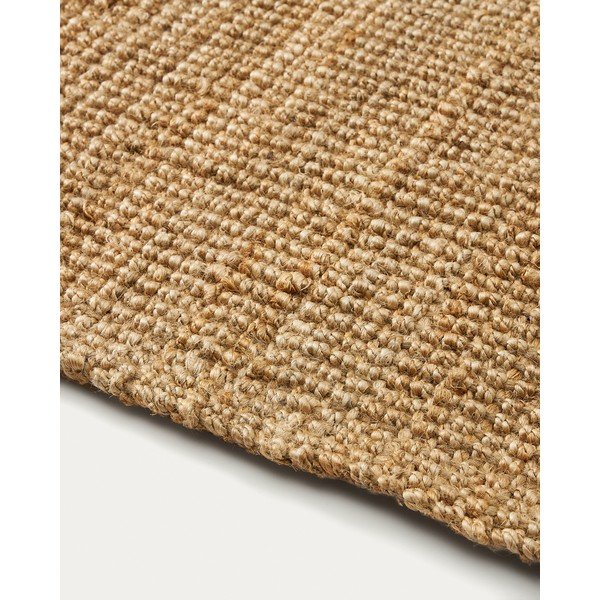 Natúr színű kézi szövésű juta szőnyeg 200x300 cm Madelin – Kave Home-image-3