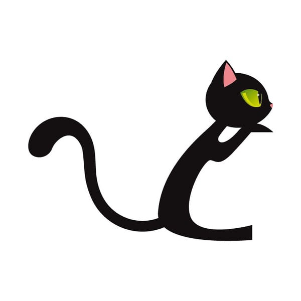 Fanastick Black Cat öntapadós matrica - Ambiance-image-1