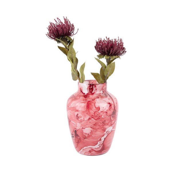 Világospiros üveg váza Blended  – PT LIVING-image-2