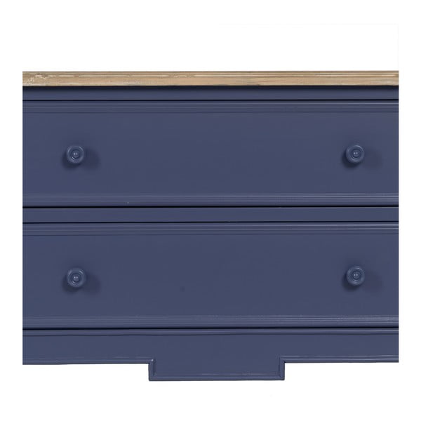 Kék jegenyefenyő alacsony komód 80x60 cm – Ixia-image-4