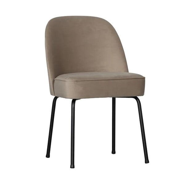 Bézs bársony étkezőszék szett 2 db-os Vogue – WOOOD