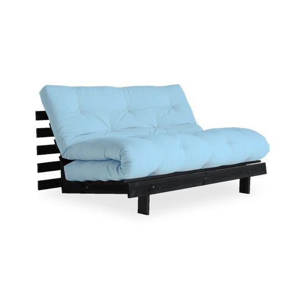 Roots kék kinyitható kanapé 140 cm - Karup Design
