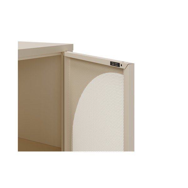 Krémszínű komód 160x90 cm Tayra – Marckeric-image-4