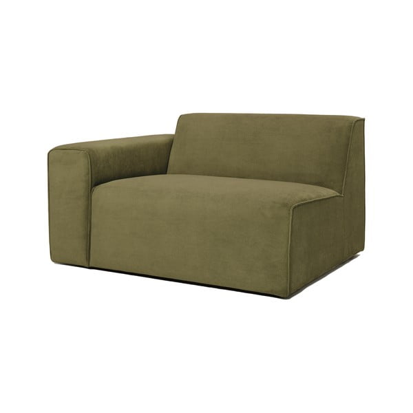 Sting zöld kordbársony kanapé modul, bal oldali - Scandic-image-2