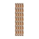Narancssárga-natúr színű futószőnyeg 60x230 cm Riley Block Geo – Flair Rugs
