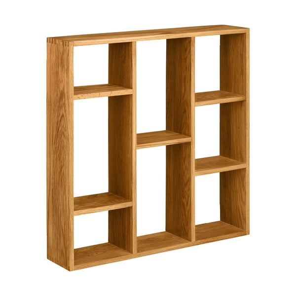 Natúr színű többszintes tölgyfa fali polc 15 cm Townsville – House Nordic-image-2