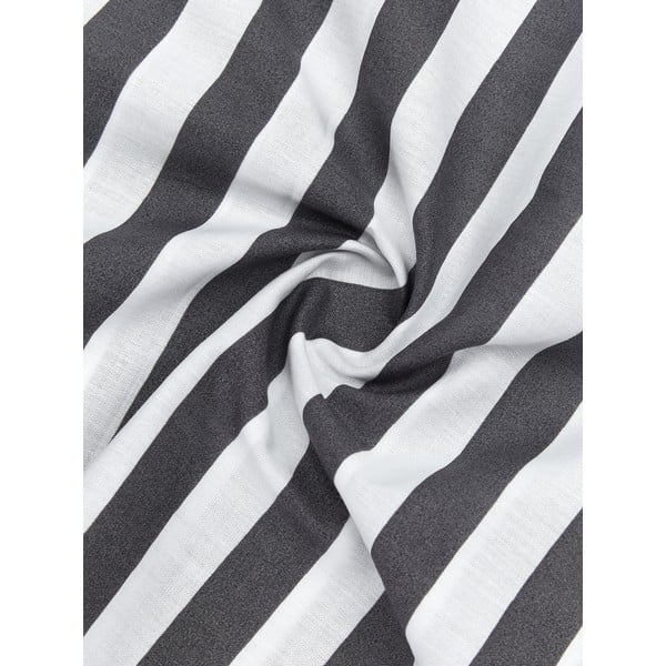 Yuliya szürke-fehér pamut perkál egyszemélyes ágyneműhuzat, 135 x 200 cm - Westwing Collection-image-3