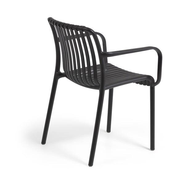 Isabellini fekete kerti szék - Kave Home-image-3
