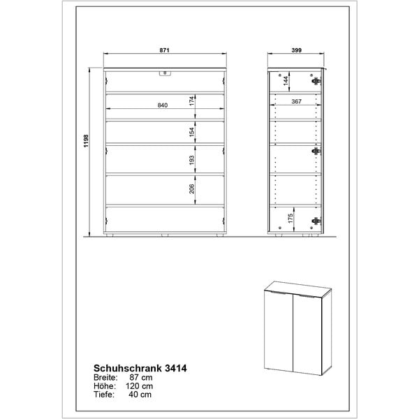 Szürke cipőtartó Genova - Germania-image-3