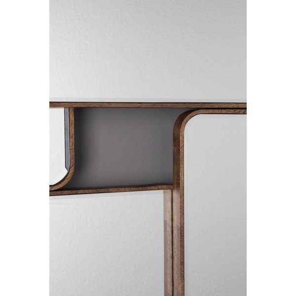 Fali tükör tömörfa kerettel 120x70 cm Cordelia – Dutchbone-image-3