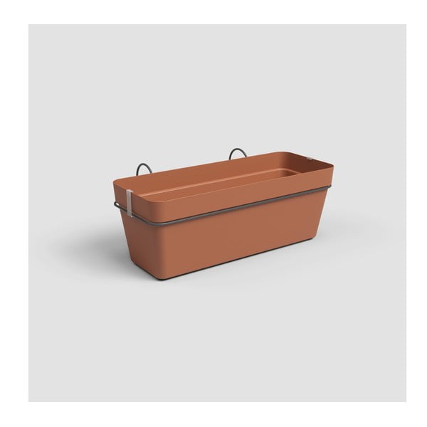 Újrahasznosított műanyag függő önöntözős láda 50 cm Capri – Artevasi-image-1