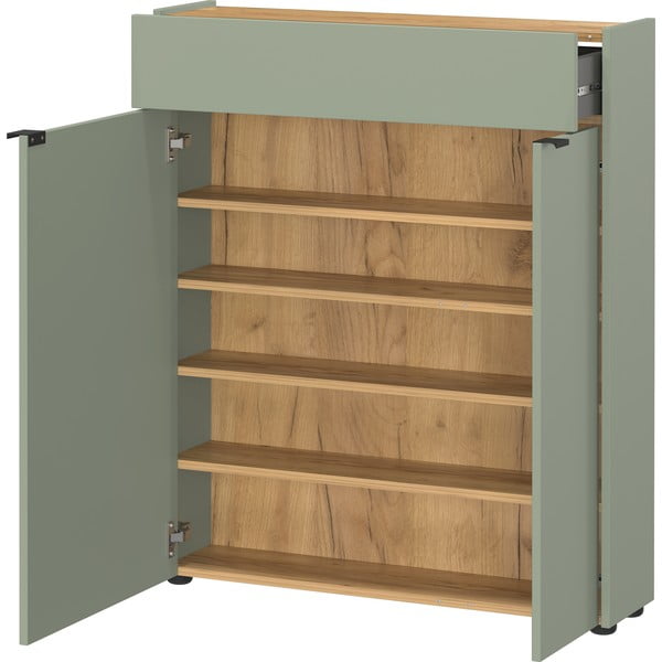 Zsályaszínű szekrény 82x102x22 cm Ameca – Germania-image-3