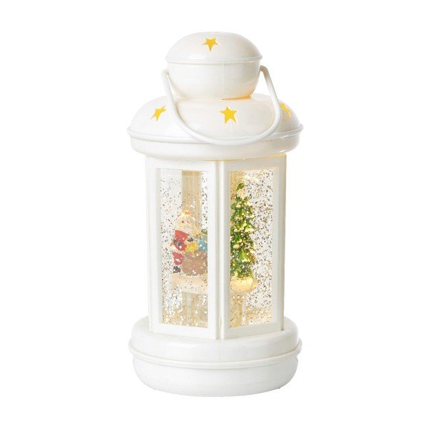 Fehér fénydekoráció karácsonyi mintával ø 10 cm Cosy – Markslöjd