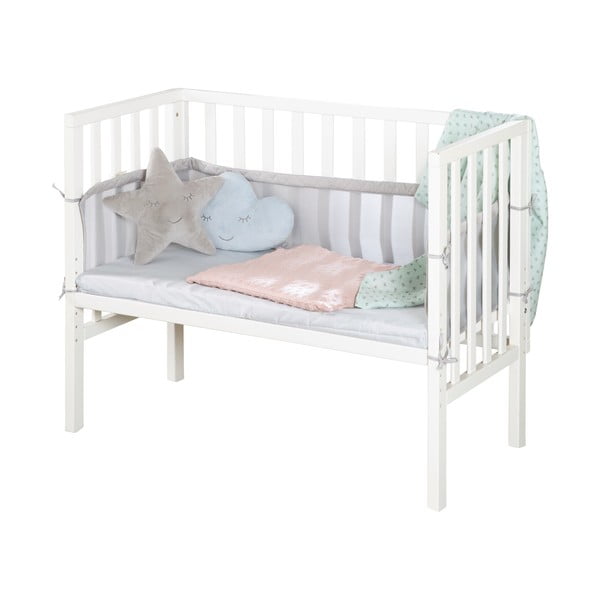Fehér babaágy 90x45 cm – Roba-image-2