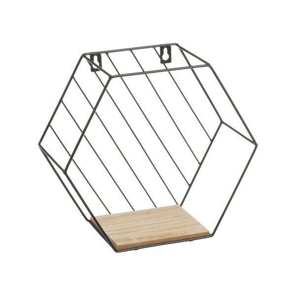 Fekete-natúr színű polc készlet 3 db-os 31 cm – Casa Selección-image-1