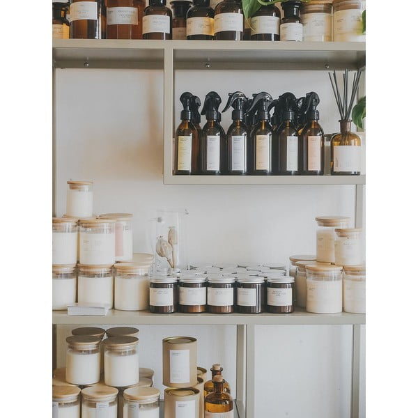 Illatos szójaviasz gyertya égési idő 40 ó #46 Bergamot, Jasmine, Opuncia – Perfumed Prague-image-2