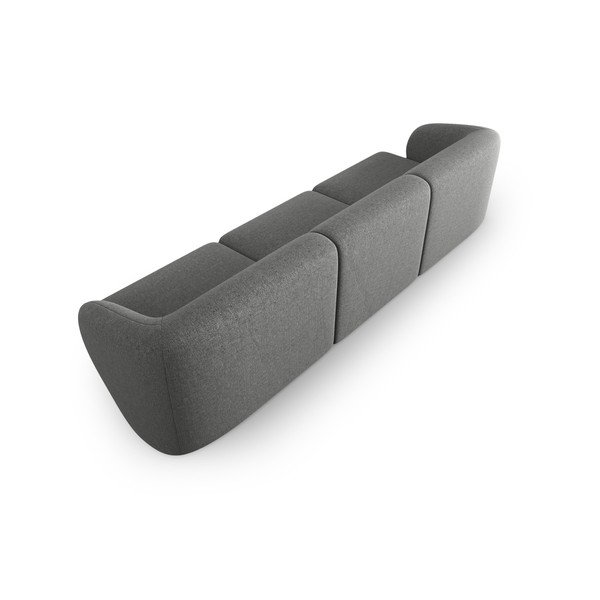 Szürke zsenília kanapé 266 cm Paolo – Milo Casa-image-3