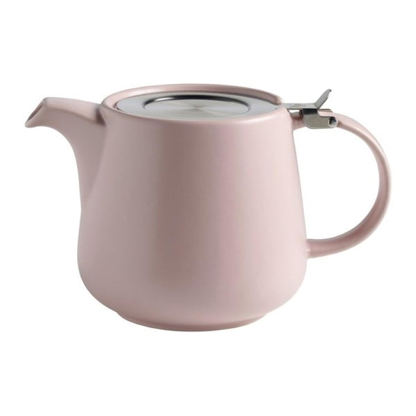 Tint rózsaszín kerámia teáskanna szűrővel a tealevelekre, 1,2 l - Maxwell & Williams
