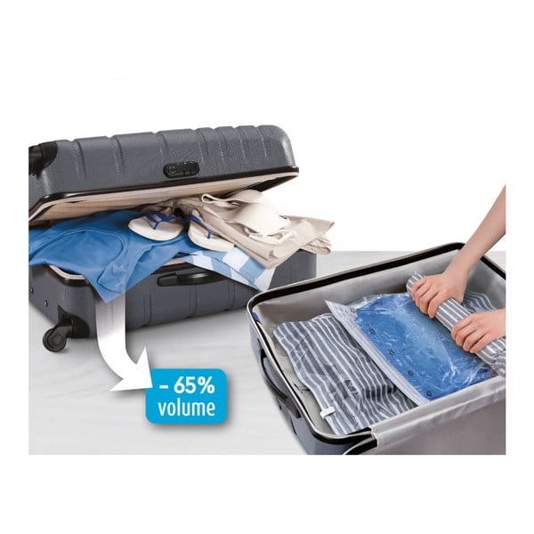 Travel 3 db-os vákuumos utazó ruhazsák szett - Domopak-image-1