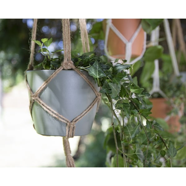 Textil akasztórendszer virágcseréphez ø 13 cm (magasság 100 cm) Macramé – Artevasi-image-1