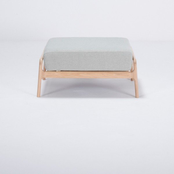 Fawn kékesszürke zsámoly tölgyfából - Gazzda-image-2