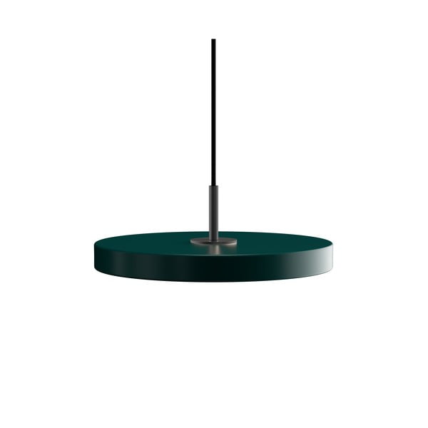 Sötétzöld LED függőlámpa fém búrával ø 31 cm Asteria Mini – UMAGE