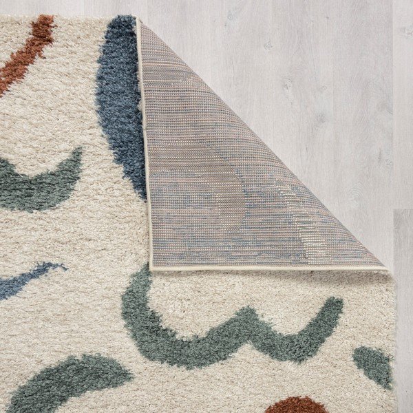 Krémszínű szőnyeg 80x150 cm Squiggle – Flair Rugs-image-2