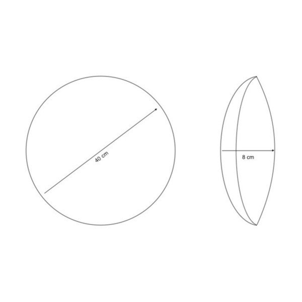 Sherpa díszpárna ø 40 cm Sherpa – Casa Selección-image-2