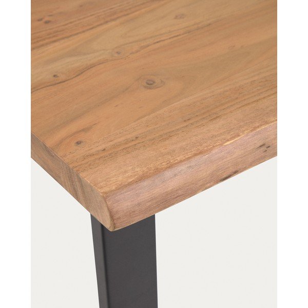 Bárasztal akácfa asztallappal 60x140 cm Alaia – Kave Home-image-3