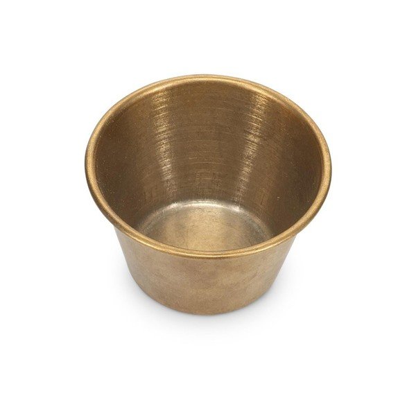Aranyszínű fém szervírozó tálka 110 ml Serve – BonBistro-image-1