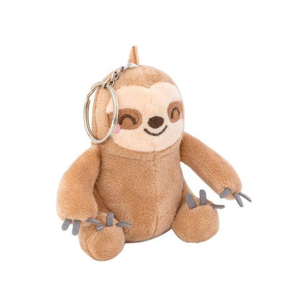 Slow lajhár formájú plüss kulcstartó - Mr. Wonderful-image-1