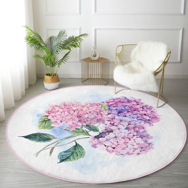 Mosható-robotporszívóval tisztítható kerek szőnyeg ø 100 cm Comfort – Mila Home-image-4