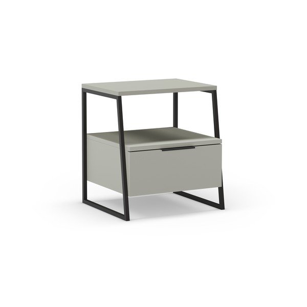 Zöldesszürke éjjeliszekrény Velia – Marckeric-image-3