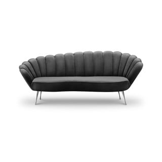 Varenne sötétszürke bársony aszimmetrikus kanapé, 224 cm - Interieurs 86