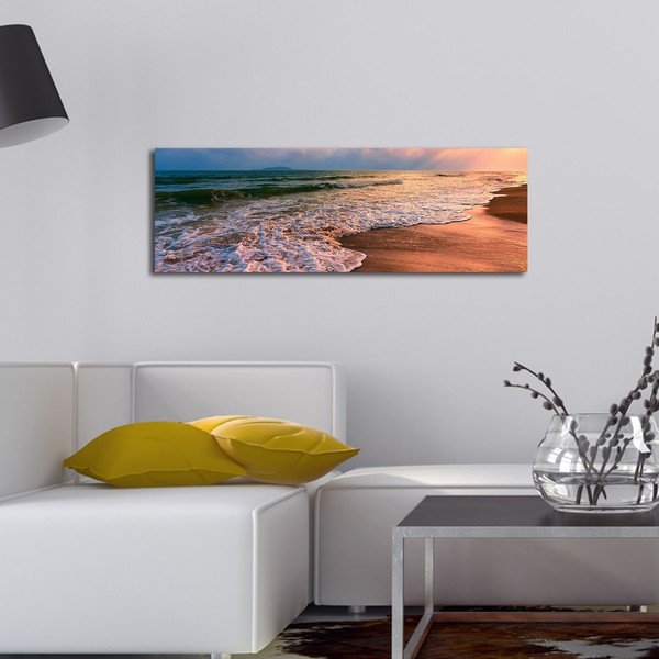Beach falikép háttérvilágítással, 90 x 30 cm - Wallity-image-3